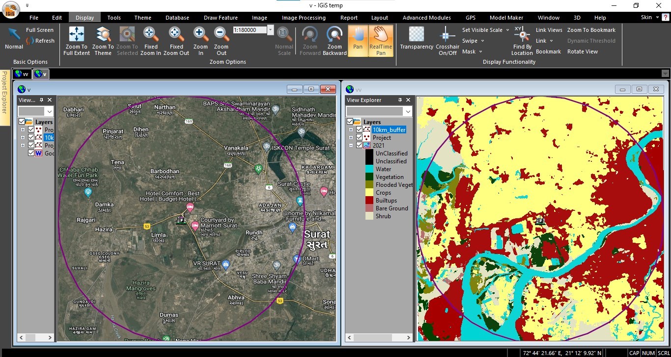 productivity map in EOSDA Crop Monitoring