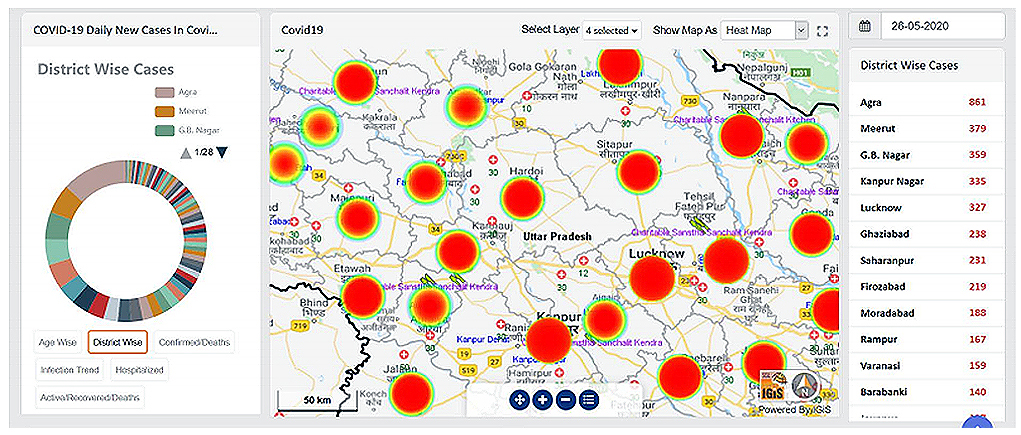 The Figure shows the NATMO Geoportal Powered by SGL and the website containing the Earthquake map.