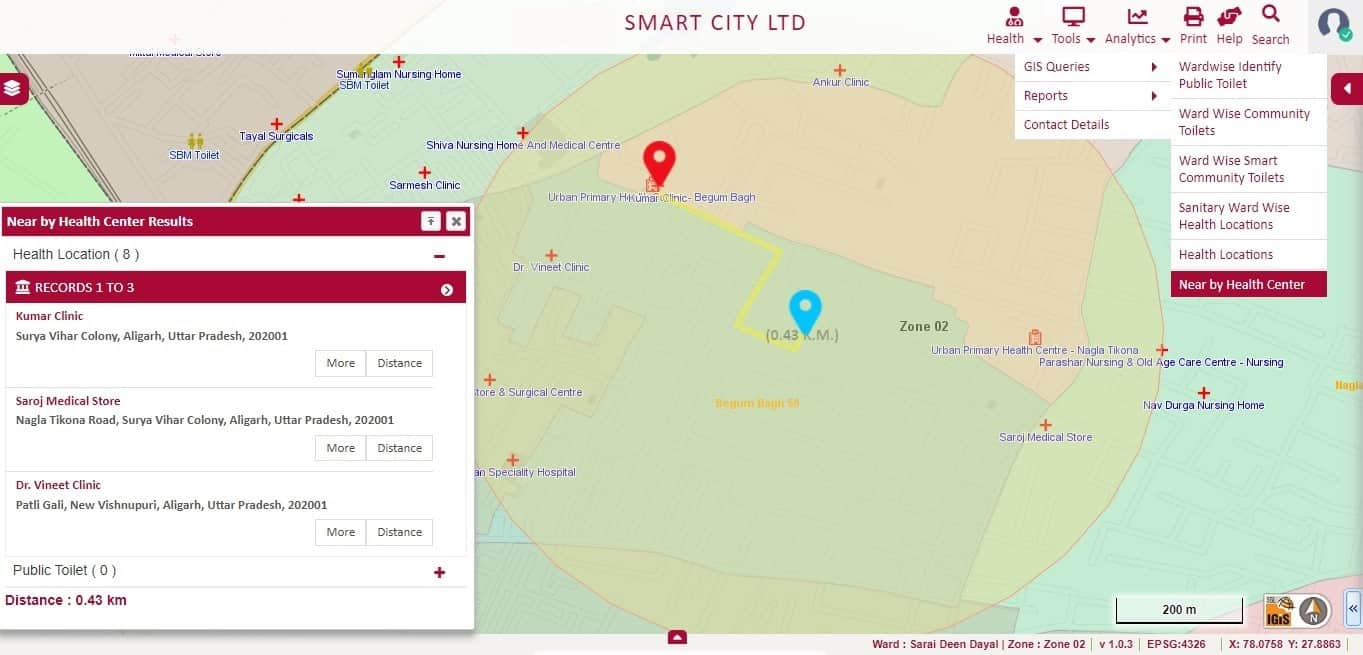 productivity map in EOSDA Crop Monitoring