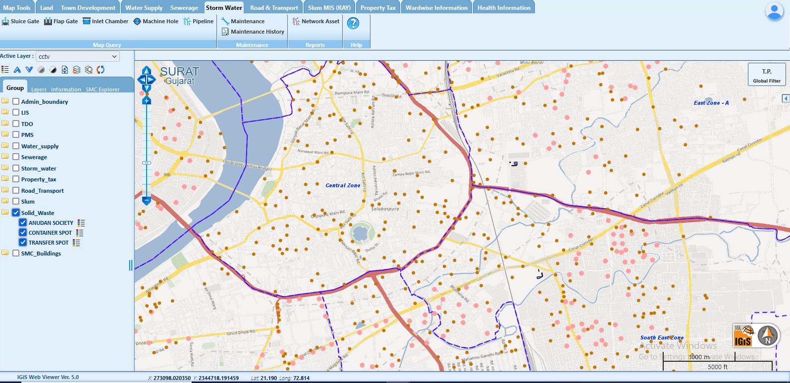 productivity map in EOSDA Crop Monitoring