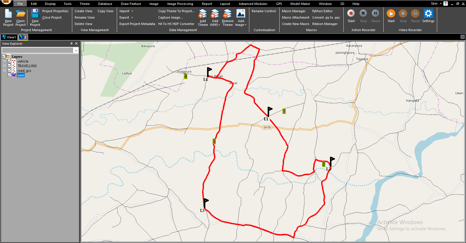 productivity map in EOSDA Crop Monitoring