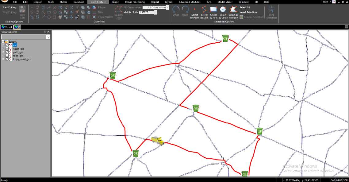 productivity map in EOSDA Crop Monitoring